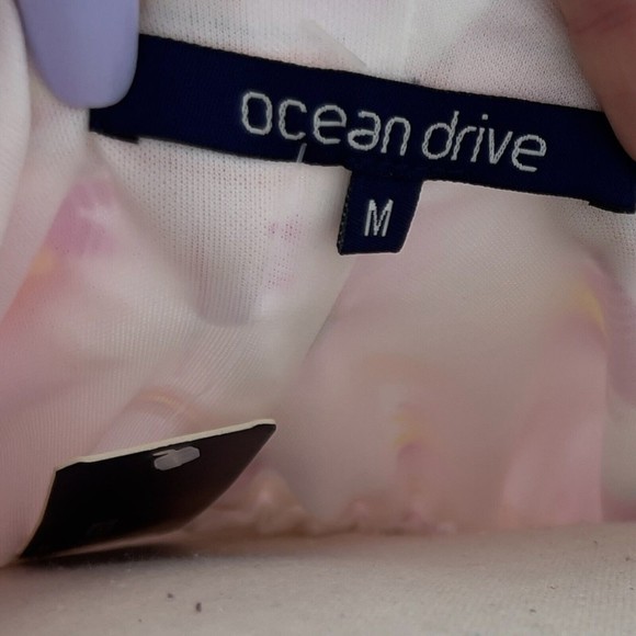 Ocean Drive Womens Fit Flare Sleeveless Dress Bright Aztec Print Size Medium - Picture 8 of 9